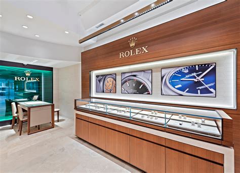 rolex jewelers showroom.